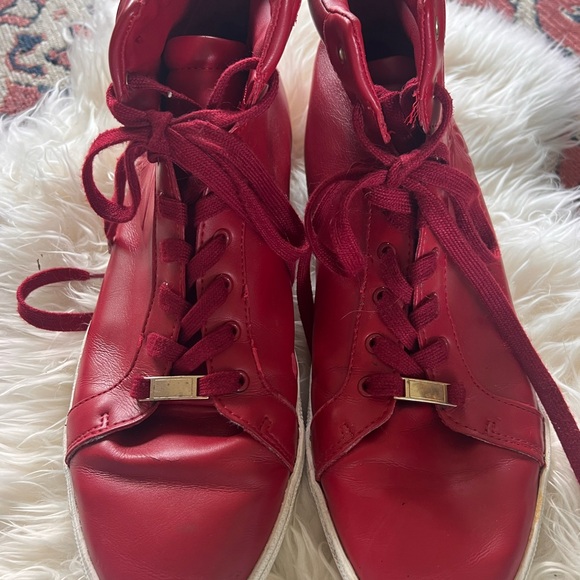 Zara Men’s Red “Gucci’esque” Hightops.  Size 11.5 - Picture 6 of 7